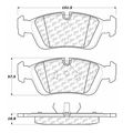 Centric Parts CTEK Ceramic Brake Pads, 103.05580 103.05580